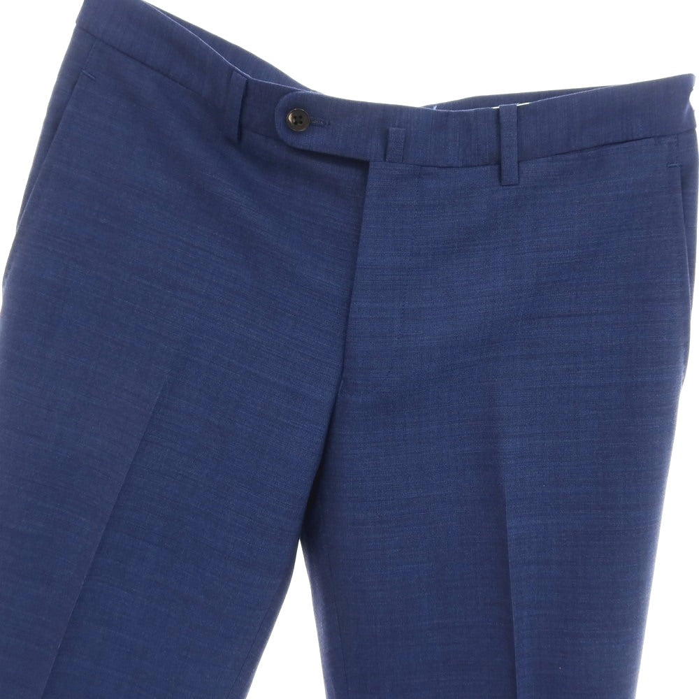 【中古】ユニバーサルランゲージ UNIVERSAL LANGUAGE ウール ドレススラックスパンツ ブルーネイビー【サイズL】【 状態ランクA 】【 メンズ 】