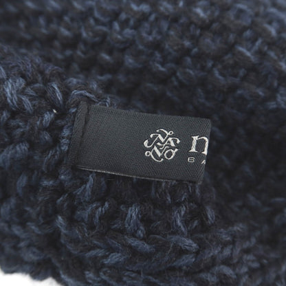 【中古】ナノユニバース nano universe ウール系 ニット スヌード ネイビーxブルー【 状態ランクA 】【 メンズ 】