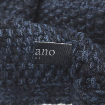 【中古】ナノユニバース nano universe ウール系 ニット スヌード ネイビーxブルー【 状態ランクA 】【 メンズ 】