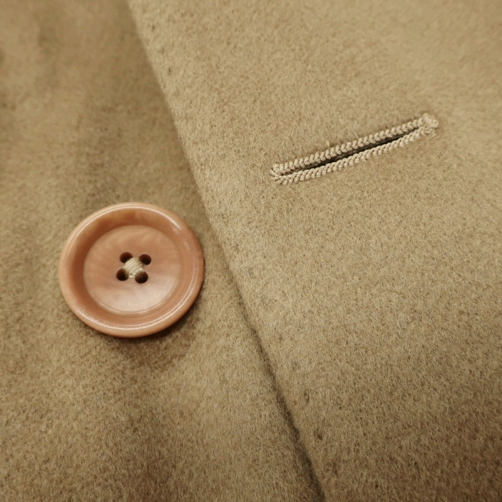 【新品】デペトリロ DE PETRILLO カシミヤ ダブルブレストコート ダークベージュ【サイズ46 Drop 7】【 状態ランクN 】【 メンズ 】