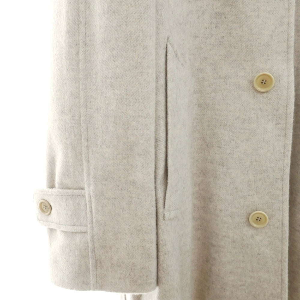 【新品】デペトリロ DE PETRILLO ウールカシミヤ メランジ ベルテッドコート アイスグレー【サイズ44 Drop 7】【 状態ランクN 】【 メンズ 】