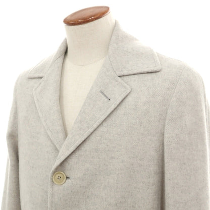 【新品】デペトリロ DE PETRILLO ウールカシミヤ メランジ ベルテッドコート アイスグレー【サイズ48 Drop 7】【 状態ランクN 】【 メンズ 】