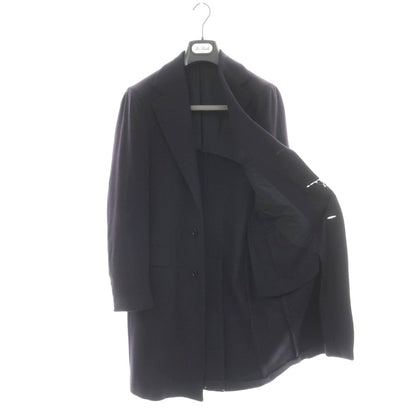 【新品】デペトリロ DE PETRILLO ウールカシミヤ チェスターフィールドコート ダークネイビー【サイズ44 Drop 7】【 状態ランクN 】【 メンズ 】