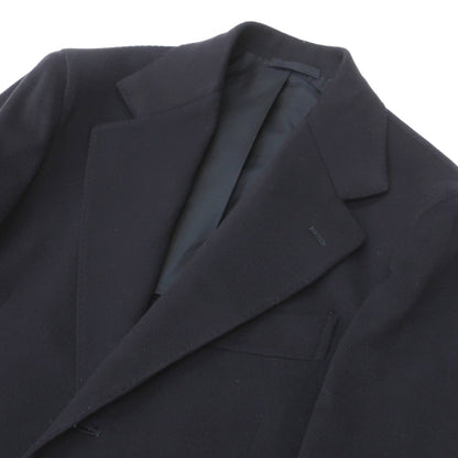 【新品】デペトリロ DE PETRILLO ウールカシミヤ チェスターフィールドコート ダークネイビー【サイズ44 Drop 7】【 状態ランクN 】【 メンズ 】