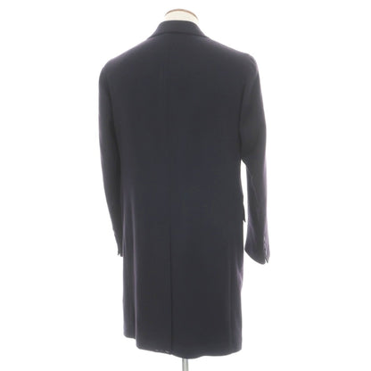 【新品】デペトリロ DE PETRILLO ウールカシミヤ チェスターフィールドコート ダークネイビー【サイズ46 Drop 7】【 状態ランクN 】【 メンズ 】