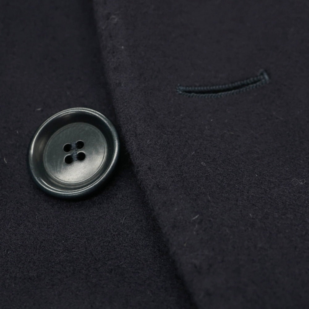 【新品】デペトリロ DE PETRILLO ウールカシミヤ チェスターフィールドコート ダークネイビー【サイズ50 Drop 7】【 状態ランクN 】【 メンズ 】