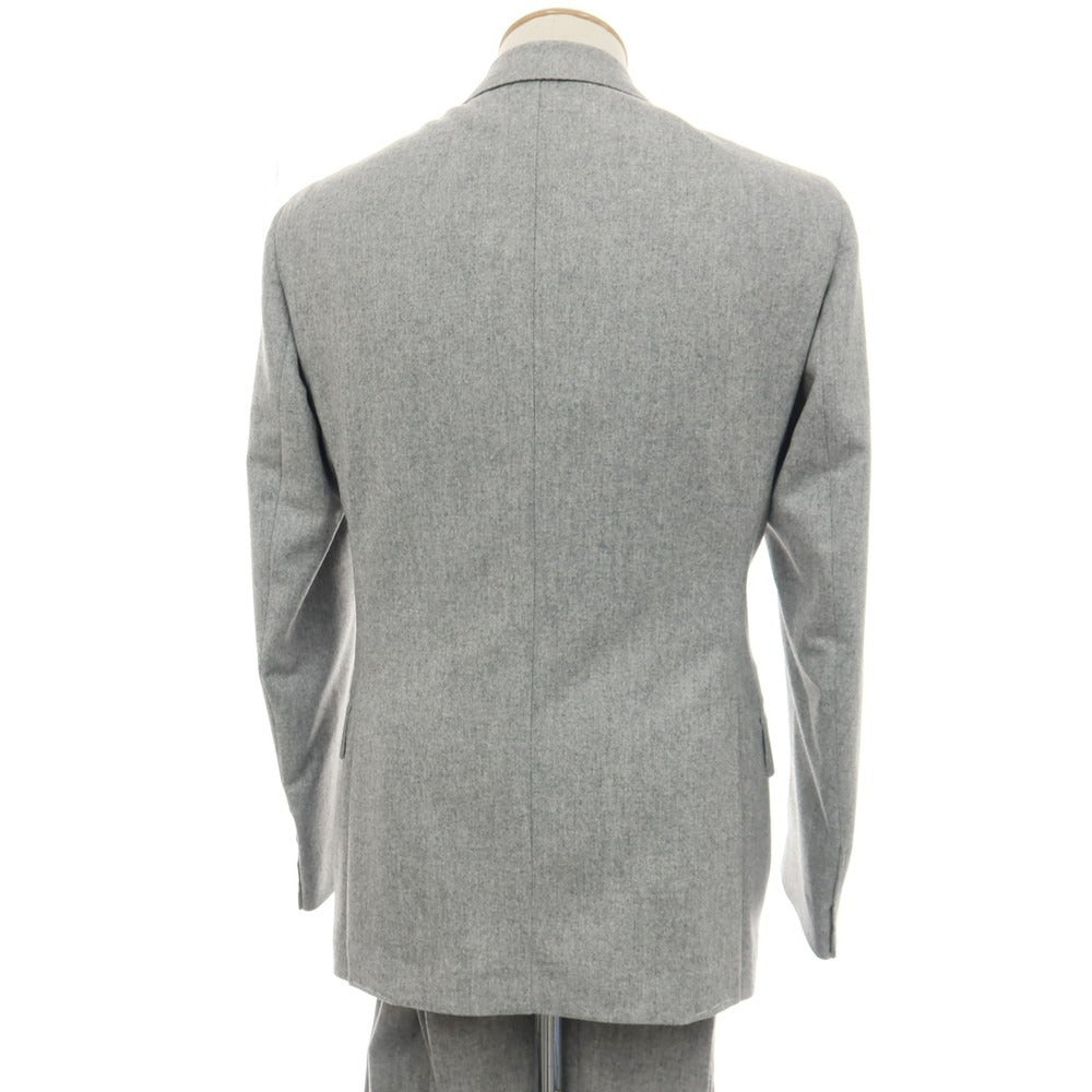 【新品】デペトリロ DE PETRILLO ウール メランジ 3つボタンスーツ ライトグレー【サイズ44 Drop 8】【 状態ランクN 】【 メンズ 】