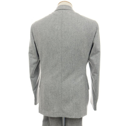 【新品】デペトリロ DE PETRILLO ウール メランジ 3つボタンスーツ ライトグレー【サイズ44 Drop 8】【 状態ランクN 】【 メンズ 】