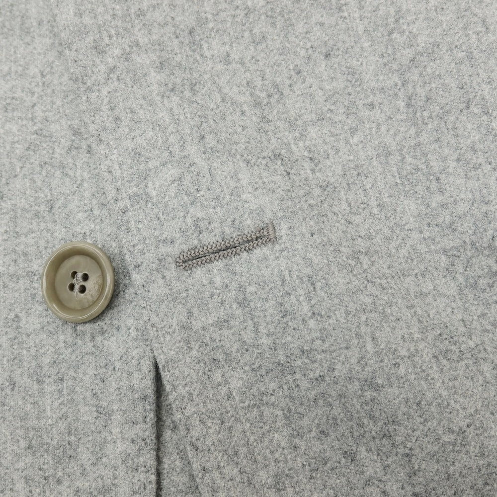【新品】デペトリロ DE PETRILLO ウール メランジ 3つボタンスーツ ライトグレー【サイズ44 Drop 8】【 状態ランクN 】【 メンズ 】