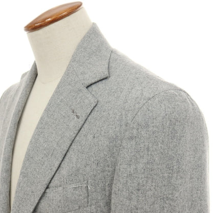【新品】デペトリロ DE PETRILLO ウール メランジ 3つボタンスーツ ライトグレー【サイズ46 Drop 8】【 状態ランクN 】【 メンズ 】