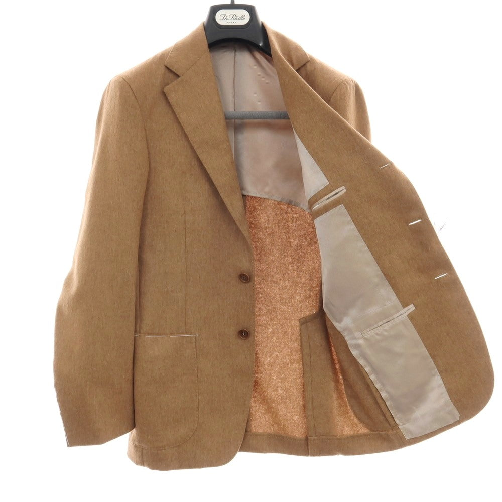 【新品】デペトリロ DE PETRILLO キャメル 3つボタン テーラードジャケット キャメル【サイズ46 Drop 8】【 状態ランクN 】【 メンズ 】