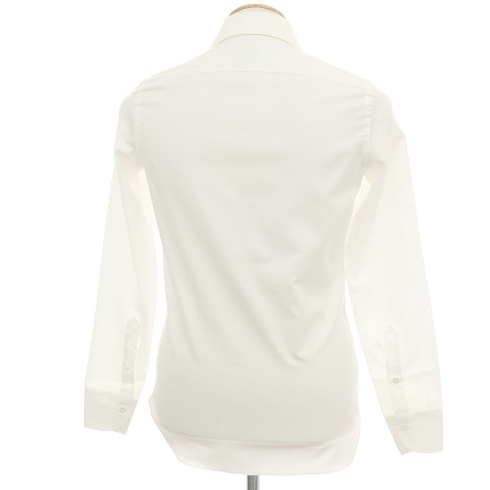 【新品アウトレット】マリアサンタンジェロ Maria Santangelo PARIGI コットン カッタウェイ ドレスシャツ ホワイト【サイズ36】【 状態ランクN- 】【 メンズ 】