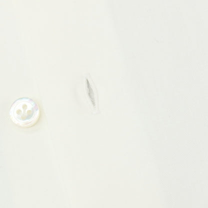 【新品アウトレット】マリアサンタンジェロ Maria Santangelo MARCO コットン ワイドカラー ドレスシャツ ホワイト【サイズ42】【 状態ランクN- 】【 メンズ 】