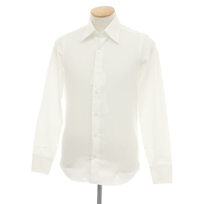【新品】マリアサンタンジェロ Maria Santangelo MATTEO コットン レギュラーカラー ドレスシャツ ホワイト【サイズ36】【 状態ランクN 】【 メンズ 】