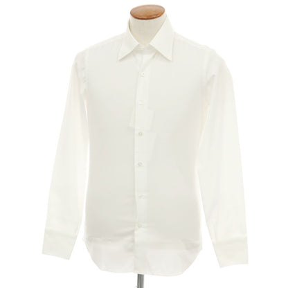 【新品アウトレット】マリアサンタンジェロ Maria Santangelo MATTEO コットン レギュラーカラー ドレスシャツ ホワイト【サイズ39】【 状態ランクN- 】【 メンズ 】