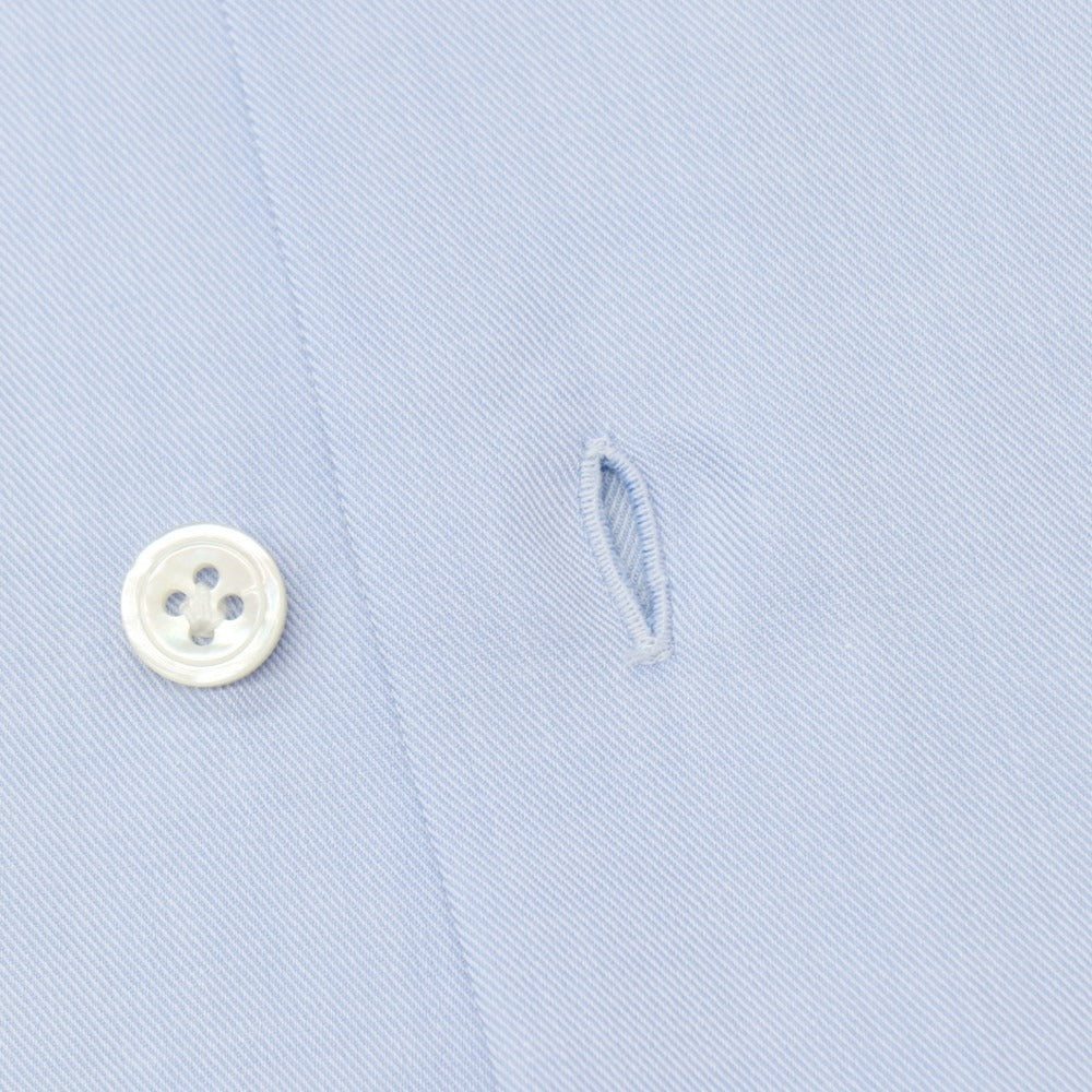 【新品】マリアサンタンジェロ Maria Santangelo コットン ワイドカラー ドレスシャツ ライトブルー【サイズ40】【 状態ランクN 】【 メンズ 】