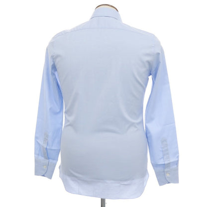 【新品】マリアサンタンジェロ Maria Santangelo MARCO コットン ワイドカラー ドレスシャツ ライトブルー【サイズ41】【 状態ランクN 】【 メンズ 】
