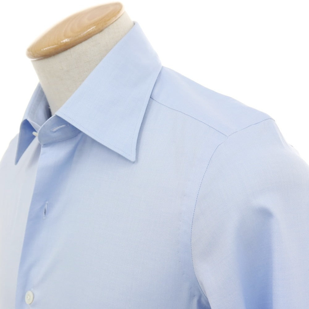 【新品】マリアサンタンジェロ Maria Santangelo MATTEO コットン レギュラーカラー ドレスシャツ ライトブルー【サイズ36】【 状態ランクN 】【 メンズ 】