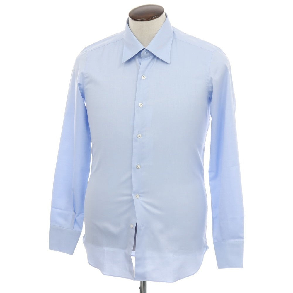 【新品】マリアサンタンジェロ Maria Santangelo MATTEO コットン レギュラーカラー ドレスシャツ ライトブルー【サイズ41】【 状態ランクN 】【 メンズ 】