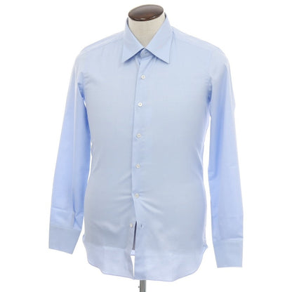 【新品】マリアサンタンジェロ Maria Santangelo MATTEO コットン レギュラーカラー ドレスシャツ ライトブルー【サイズ41】【 状態ランクN 】【 メンズ 】