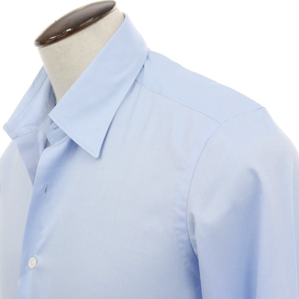 【新品】マリアサンタンジェロ Maria Santangelo MATTEO コットン レギュラーカラー ドレスシャツ ライトブルー【サイズ41】【 状態ランクN 】【 メンズ 】