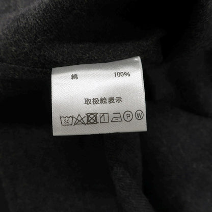 【新品】マリアサンタンジェロ Maria Santangelo ASPEN 両面起毛ツイルコットン オープンカラー シャツ ダークグレー【サイズS】【 状態ランクN 】【 メンズ 】