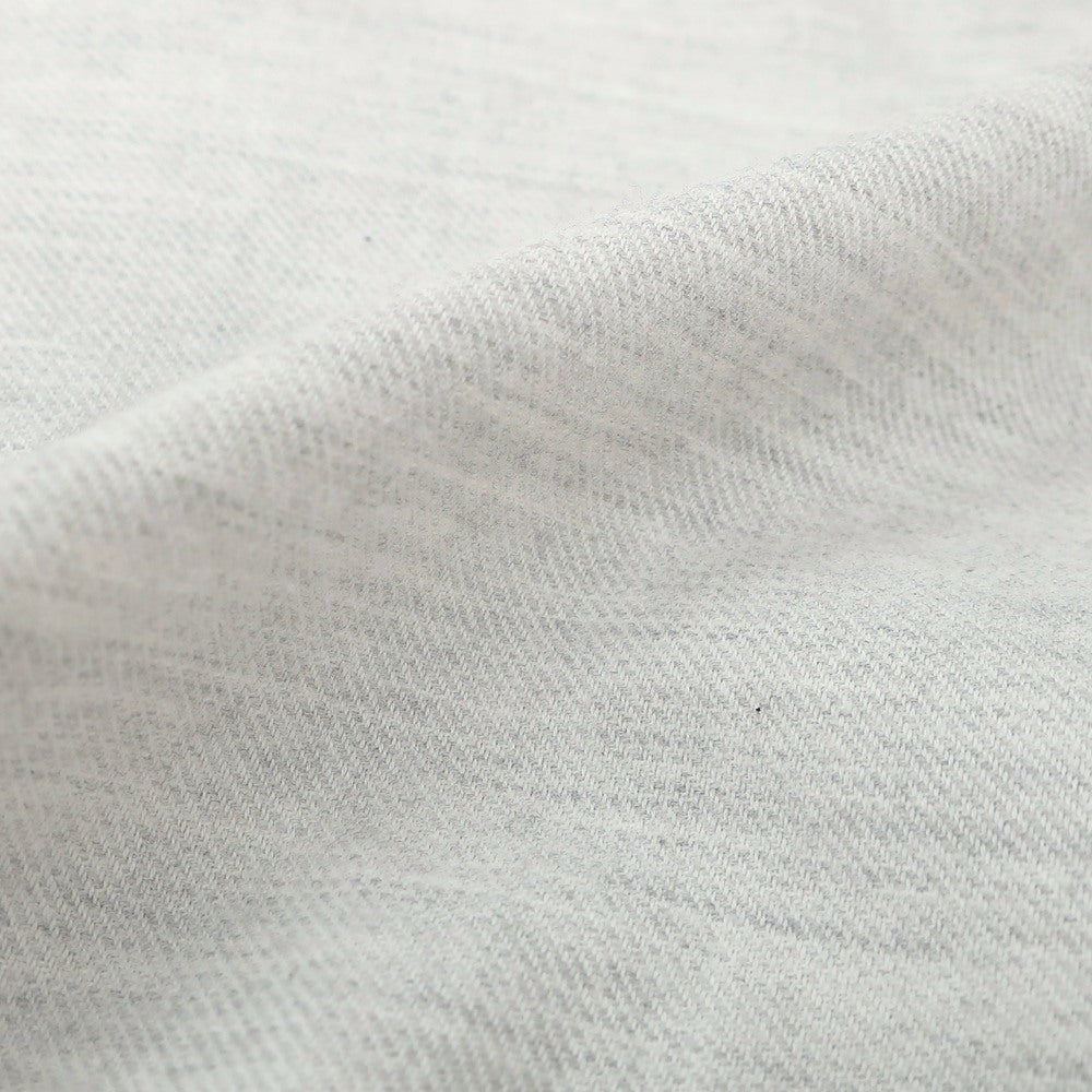 【新品】マリアサンタンジェロ Maria Santangelo ASPEN 両面起毛ツイルコットン オープンカラー カジュアルシャツ ライトグレー【サイズS】【 状態ランクN 】【 メンズ 】