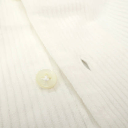 【新品】マリアサンタンジェロ Maria Santangelo ASPEN コットン コーデュロイ オープンカラー カジュアルシャツ オフホワイト【サイズXS】【 状態ランクN 】【 メンズ 】