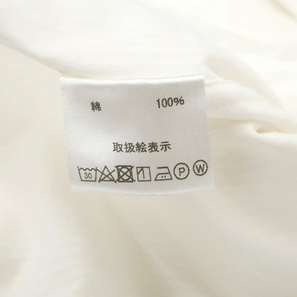 【新品】マリアサンタンジェロ Maria Santangelo ASPEN コットン コーデュロイ オープンカラー カジュアルシャツ オフホワイト【サイズXS】【 状態ランクN 】【 メンズ 】