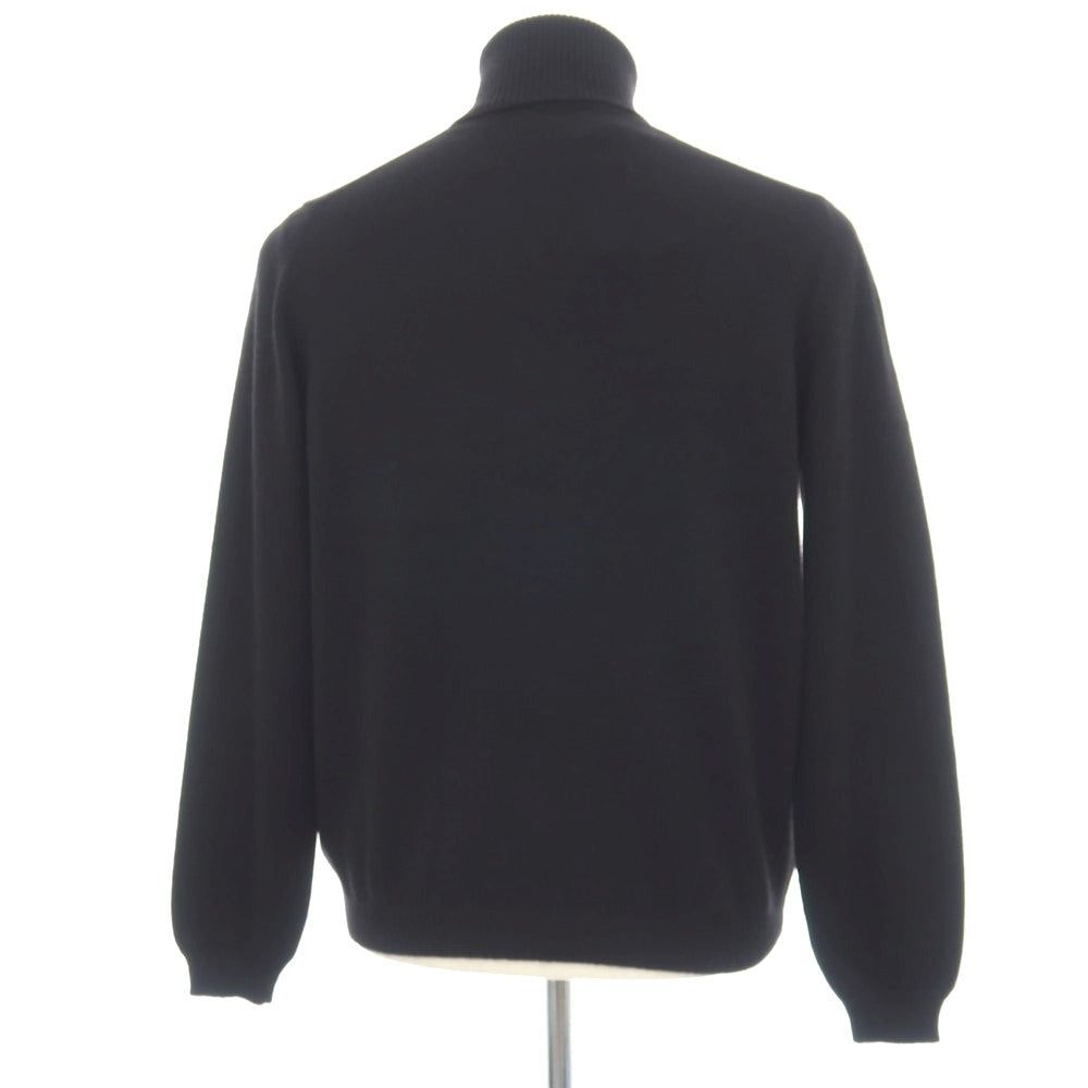 【新品アウトレット】セッテフィーリ カシミア Settefili Cashmere カシミヤ タートルネック プルオーバーニット ブラック【サイズ44】【 状態ランクN- 】【 メンズ 】
