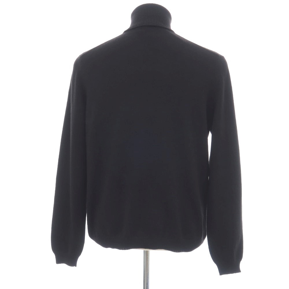 【新品アウトレット】セッテフィーリ カシミア Settefili Cashmere カシミヤ タートルネック プルオーバーニット ブラック【サイズ46/XS】【 状態ランクN- 】【 メンズ 】
