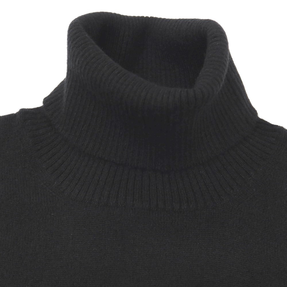 【新品アウトレット】セッテフィーリ カシミア Settefili Cashmere カシミヤ タートルネック プルオーバーニット ブラック【サイズ46/XS】【 状態ランクN- 】【 メンズ 】