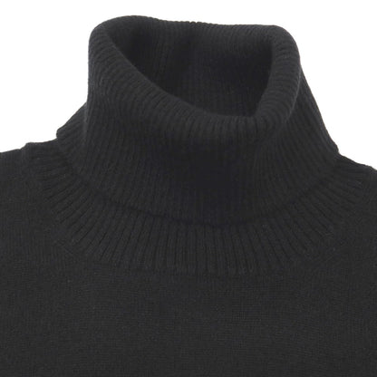 【新品アウトレット】セッテフィーリ カシミア Settefili Cashmere カシミヤ タートルネック プルオーバーニット ブラック【サイズ46/XS】【 状態ランクN- 】【 メンズ 】