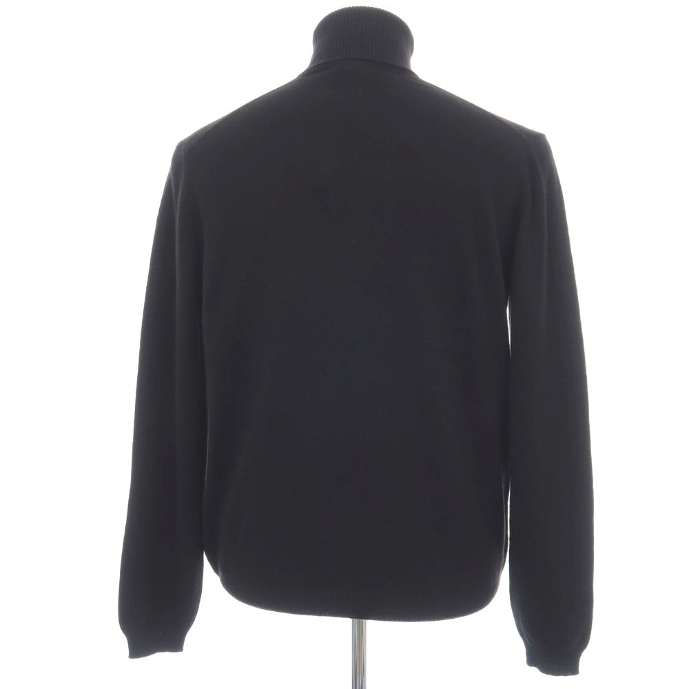 【新品アウトレット】セッテフィーリ カシミア Settefili Cashmere カシミヤ タートルネック プルオーバーニット ブラック【サイズ48/S】【 状態ランクN- 】【 メンズ 】