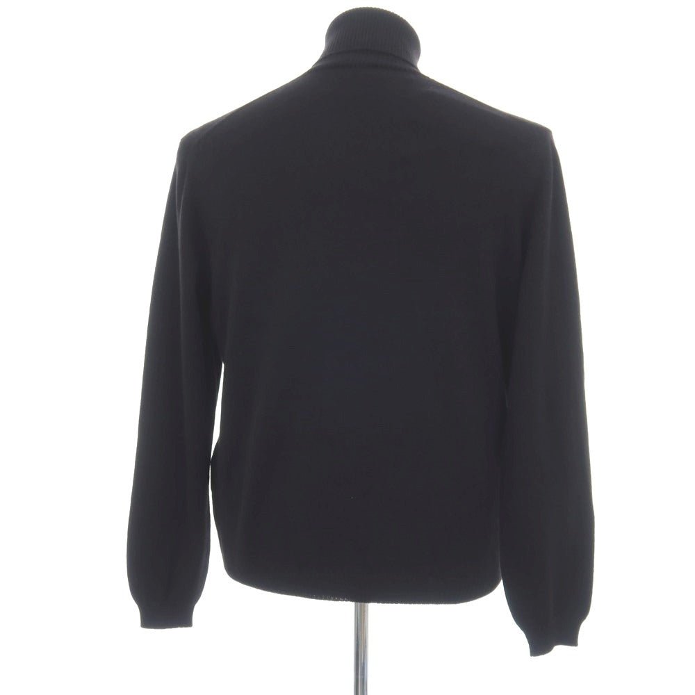 【新品アウトレット】セッテフィーリ カシミア Settefili Cashmere カシミヤ タートルネック プルオーバーニット ブラック【サイズ50/M】【 状態ランクN- 】【 メンズ 】