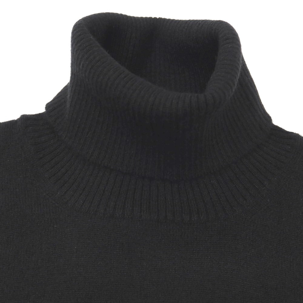 【新品アウトレット】セッテフィーリ カシミア Settefili Cashmere カシミヤ タートルネック プルオーバーニット ブラック【サイズ50/M】【 状態ランクN- 】【 メンズ 】