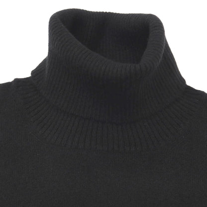 【新品アウトレット】セッテフィーリ カシミア Settefili Cashmere カシミヤ タートルネック プルオーバーニット ブラック【サイズ50/M】【 状態ランクN- 】【 メンズ 】