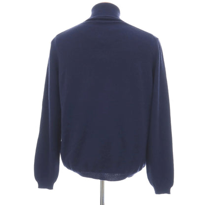 【新品アウトレット】セッテフィーリ カシミア Settefili Cashmere カシミヤ タートルネック プルオーバーニット ネイビー【サイズ46/XS】【 状態ランクN- 】【 メンズ 】