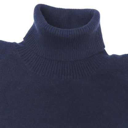 【新品アウトレット】セッテフィーリ カシミア Settefili Cashmere カシミヤ タートルネック プルオーバーニット ネイビー【サイズ46/XS】【 状態ランクN- 】【 メンズ 】