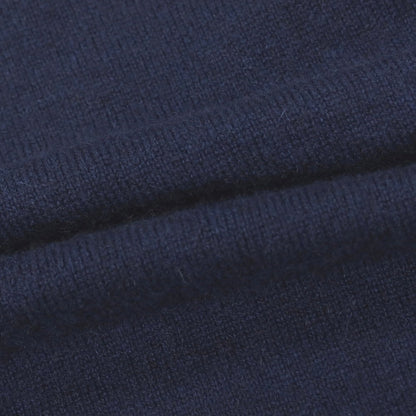 【新品アウトレット】セッテフィーリ カシミア Settefili Cashmere カシミヤ タートルネック プルオーバーニット ネイビー【サイズ50/M】【 状態ランクN- 】【 メンズ 】