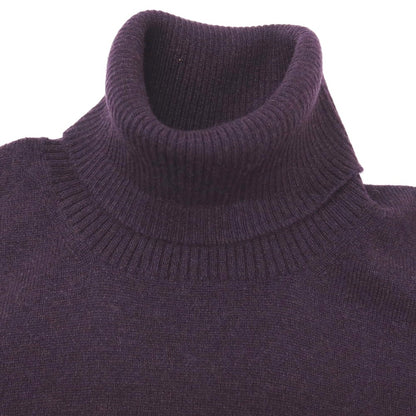 【新品アウトレット】セッテフィーリ カシミア Settefili Cashmere カシミヤ タートルネック プルオーバーニット ダークパープル【サイズ44】【 状態ランクN- 】【 メンズ 】