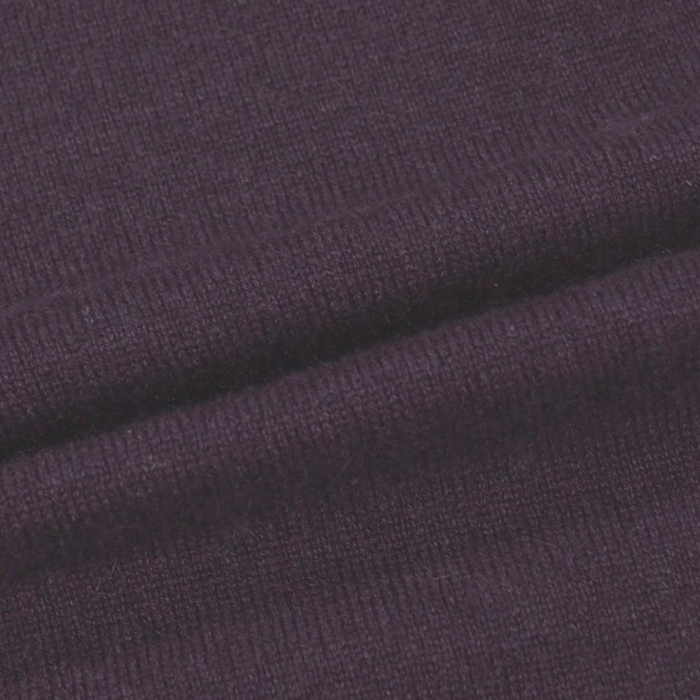 【新品アウトレット】セッテフィーリ カシミア Settefili Cashmere カシミヤ タートルネック プルオーバーニット ダークパープル【サイズ46/XS】【 状態ランクN- 】【 メンズ 】