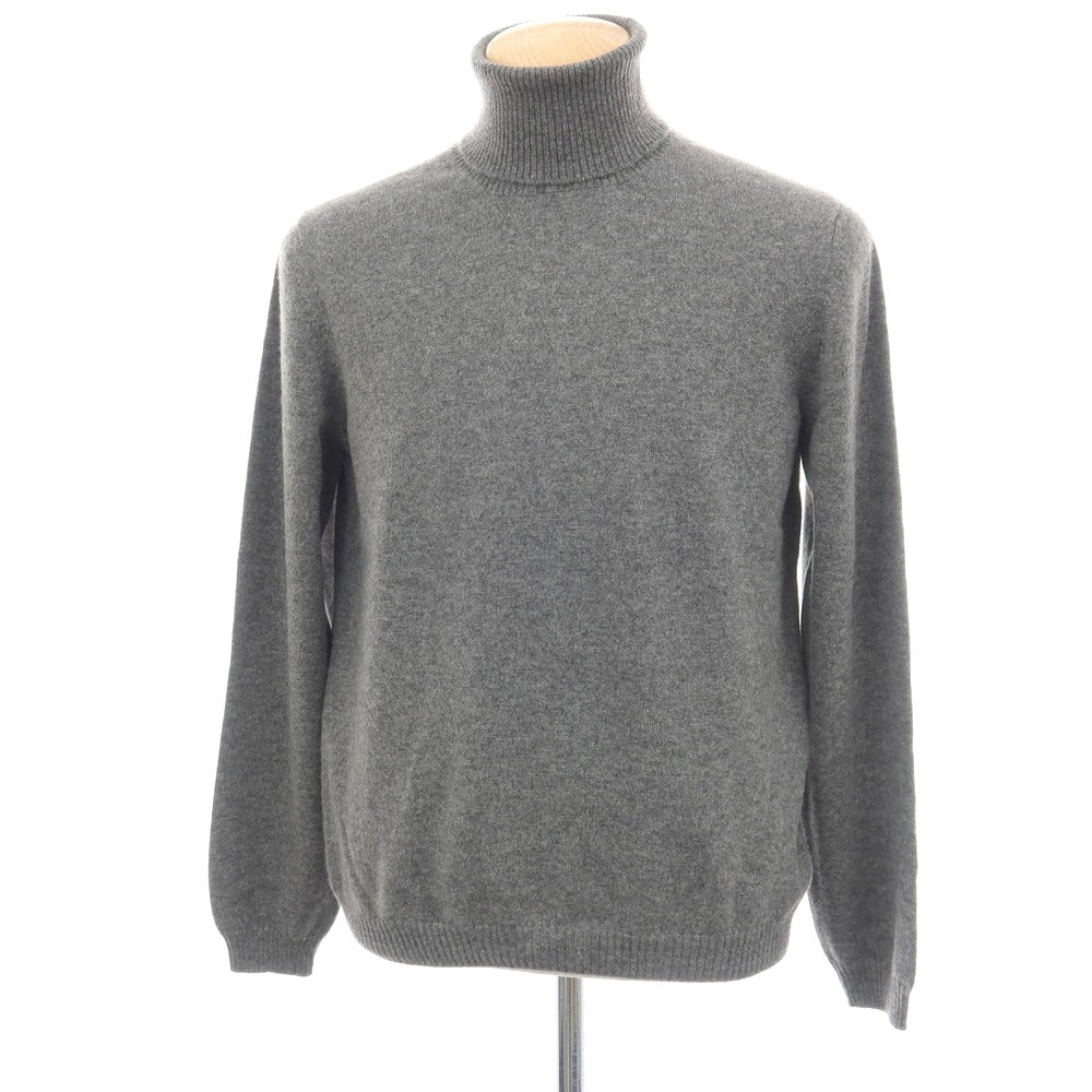 【新品アウトレット】セッテフィーリ カシミア Settefili Cashmere カシミヤ タートルネック プルオーバーニット グレー【サイズ44】【 状態ランクN- 】【 メンズ 】