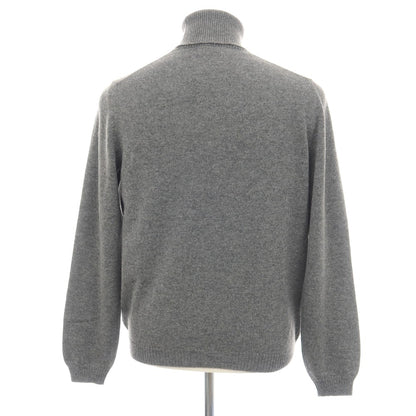 【新品アウトレット】セッテフィーリ カシミア Settefili Cashmere カシミヤ タートルネック プルオーバーニット グレー【サイズ44】【 状態ランクN- 】【 メンズ 】