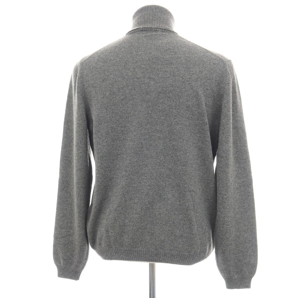 【新品アウトレット】セッテフィーリ カシミア Settefili Cashmere カシミヤ タートルネック プルオーバーニット グレー【サイズ46/XS】【 状態ランクN- 】【 メンズ 】