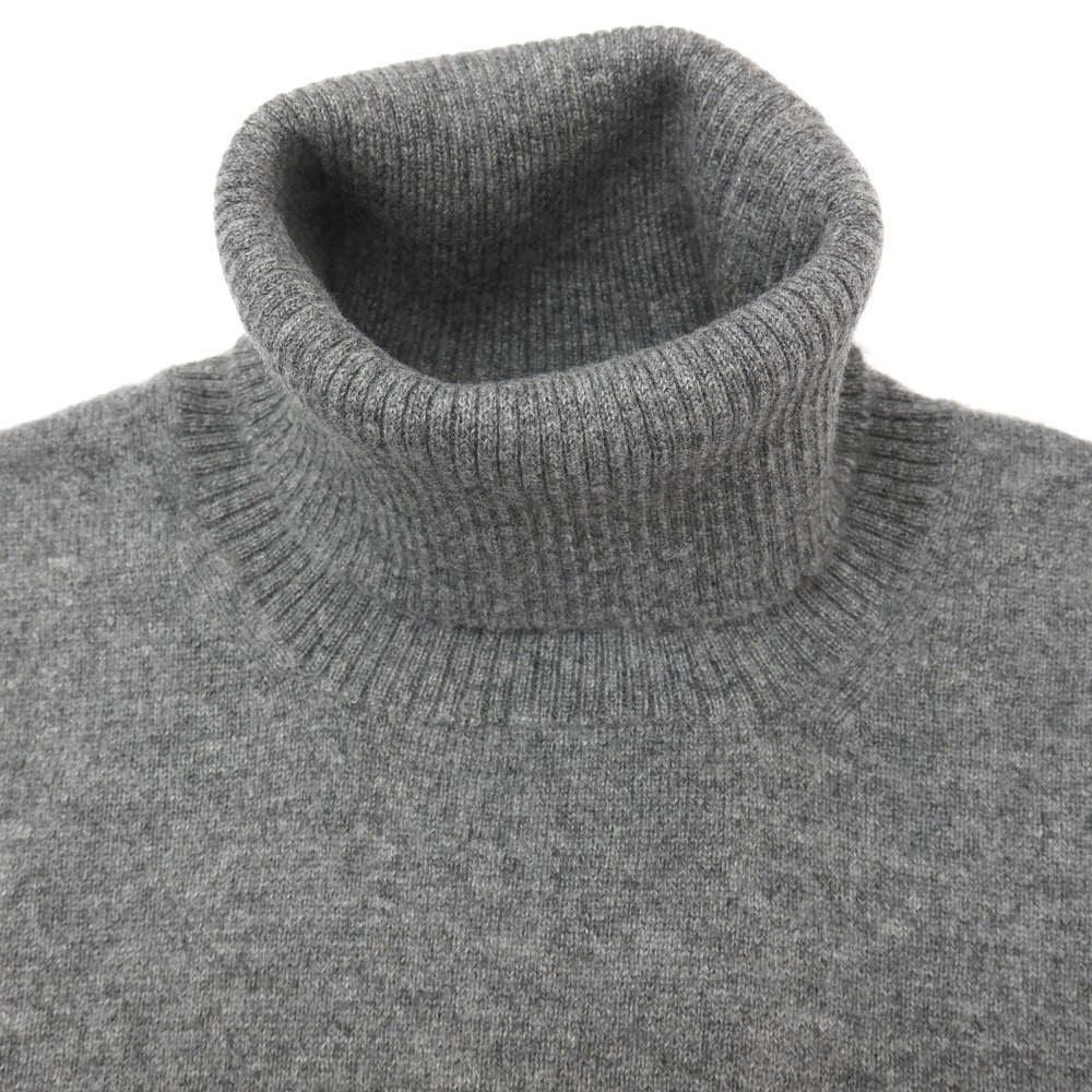 【新品アウトレット】セッテフィーリ カシミア Settefili Cashmere カシミヤ タートルネック プルオーバーニット グレー【サイズ46/XS】【 状態ランクN- 】【 メンズ 】
