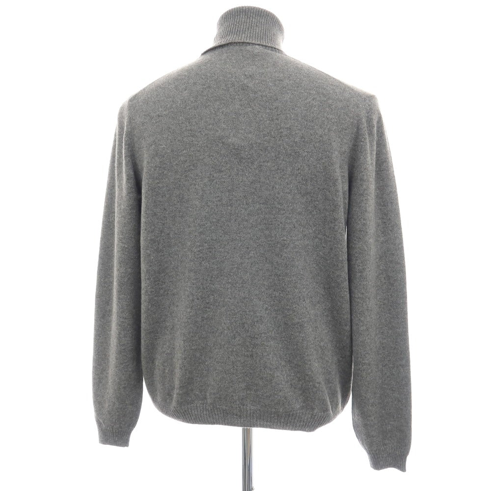 【新品アウトレット】セッテフィーリ カシミア Settefili Cashmere カシミヤ タートルネック プルオーバーニット グレー【サイズ48/S】【 状態ランクN- 】【 メンズ 】