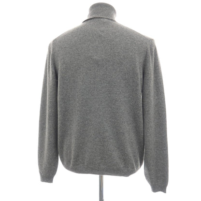 【新品アウトレット】セッテフィーリ カシミア Settefili Cashmere カシミヤ タートルネック プルオーバーニット グレー【サイズ48/S】【 状態ランクN- 】【 メンズ 】
