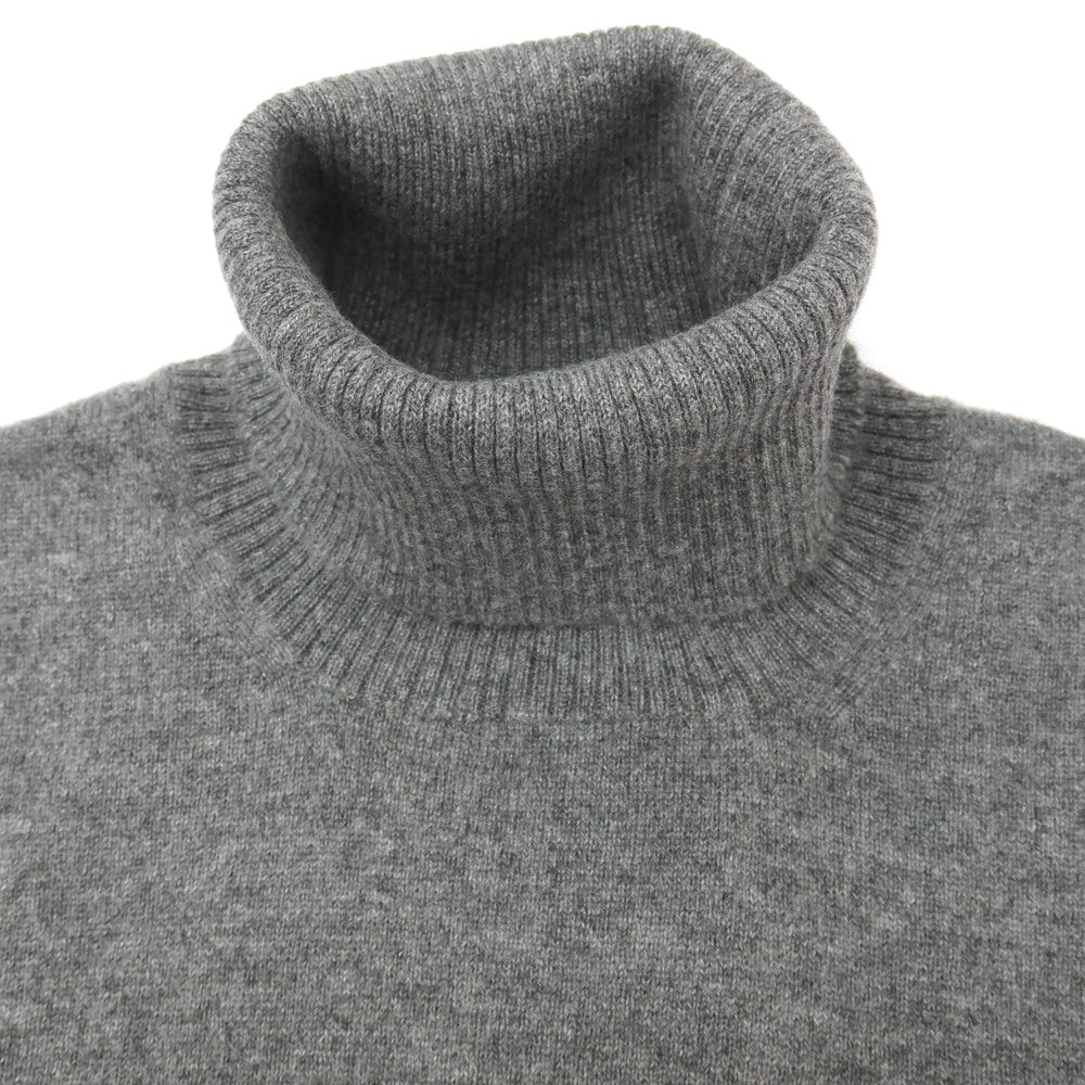 【新品アウトレット】セッテフィーリ カシミア Settefili Cashmere カシミヤ タートルネック プルオーバーニット グレー【サイズ48/S】【 状態ランクN- 】【 メンズ 】