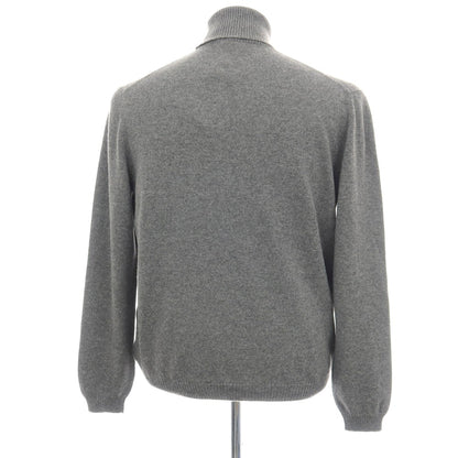 【新品アウトレット】セッテフィーリ カシミア Settefili Cashmere カシミヤ タートルネック プルオーバーニット グレー【サイズ50/M】【 状態ランクN- 】【 メンズ 】